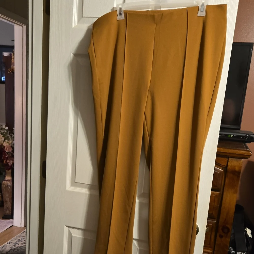 Ruby Rd. Women's Camel Pants - Picture 1 of 4